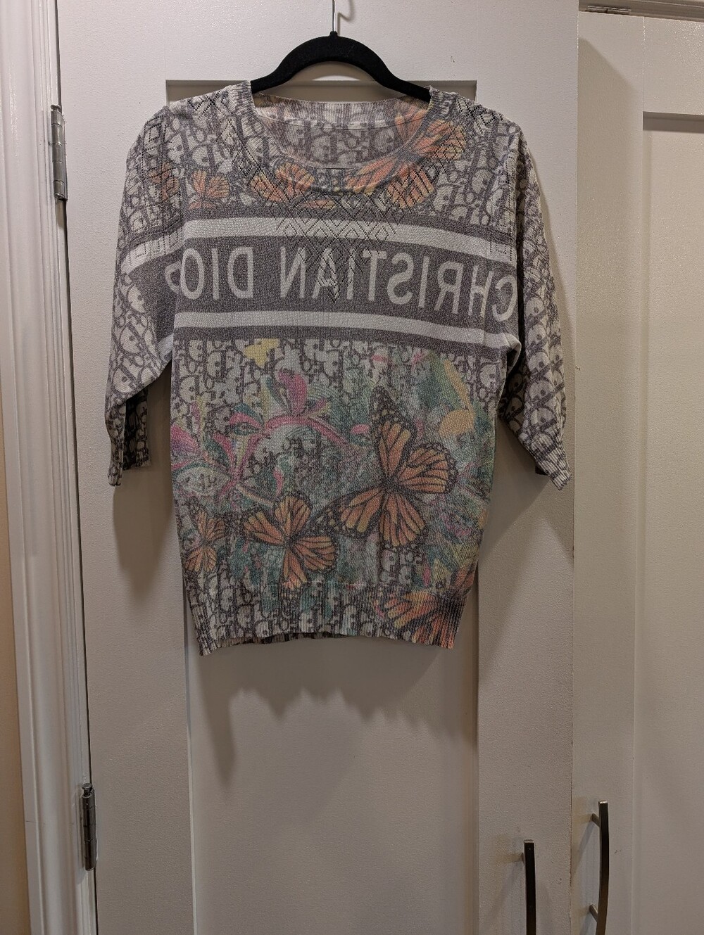 Dior Fine Gauge Knit Top,S(See Measurements)